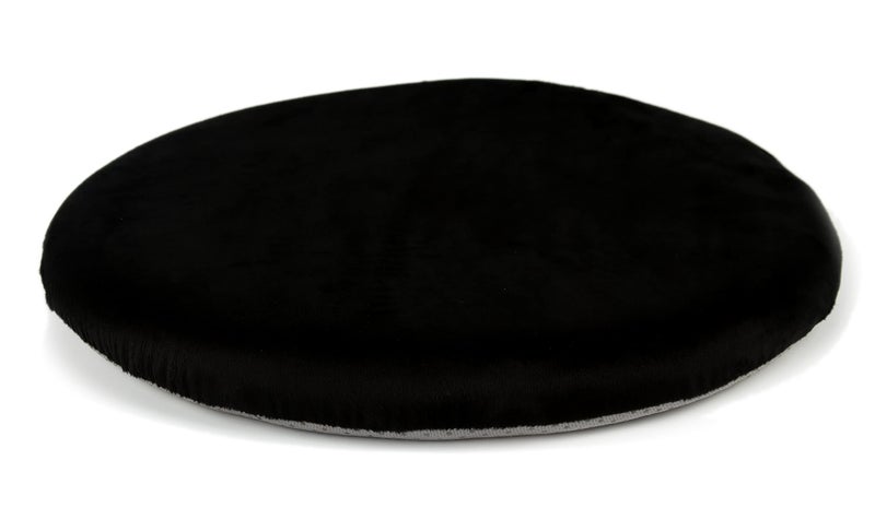 Sigmat 15 Round Seat Cushion Memory Foam Stool Cushion for Stool Chair Black
