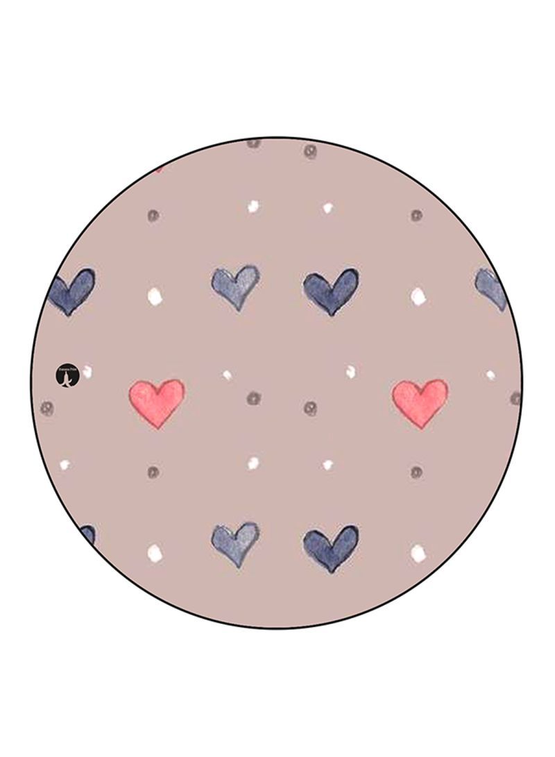 RKN Hearts Printed Mouse Pad Multicolour