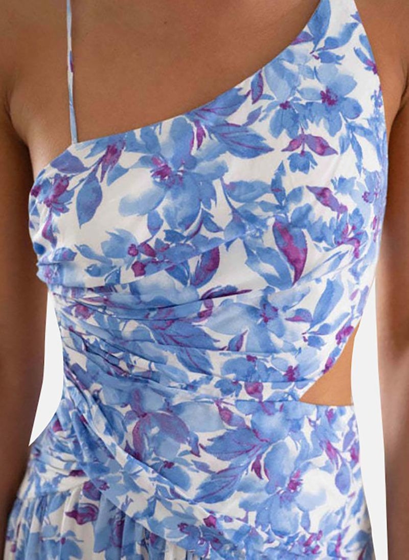 YUNIQEE Floral One-Shoulder Dress  - Image 2