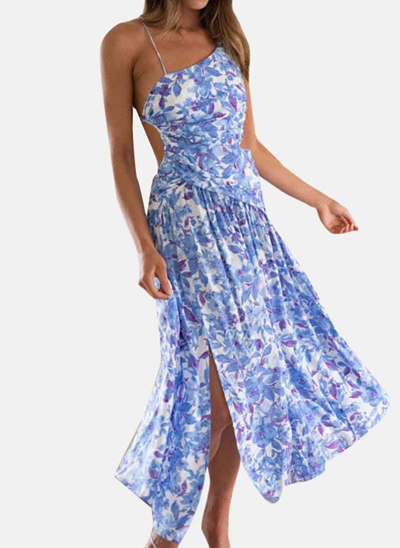 YUNIQEE Floral One-Shoulder Dress  - Image 3