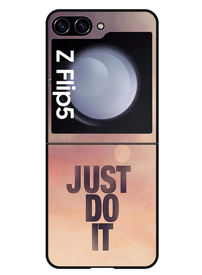 Theodor Protective Case Anti Scratch Shock Proof Bumper Cover For Samsung Galaxy Z Flip 5 Just Do It1 - Image 1