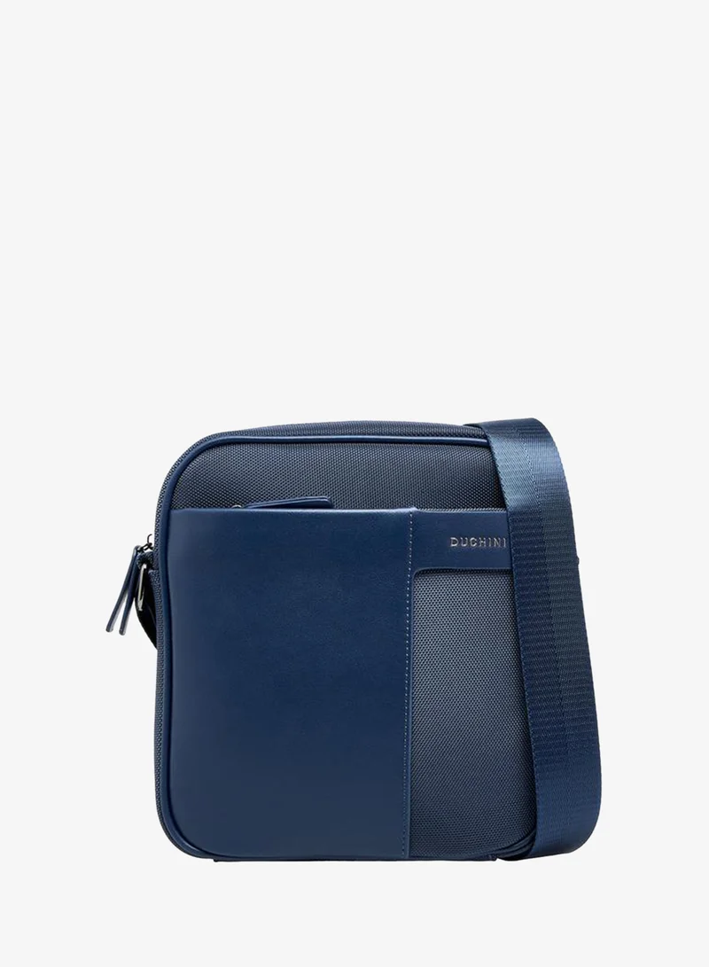 دوتشيني Men Textured Crossbody Bag
