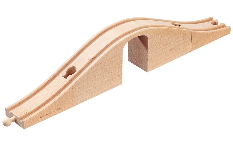 BRIO World 33351 - Viaduct Bridge | 3-Piece Wooden Toy Train Set Accessory | Ideal for Kids Ages 3 and Up | FSC-Certified Wood | Compatible with All Train Sets - Image 1