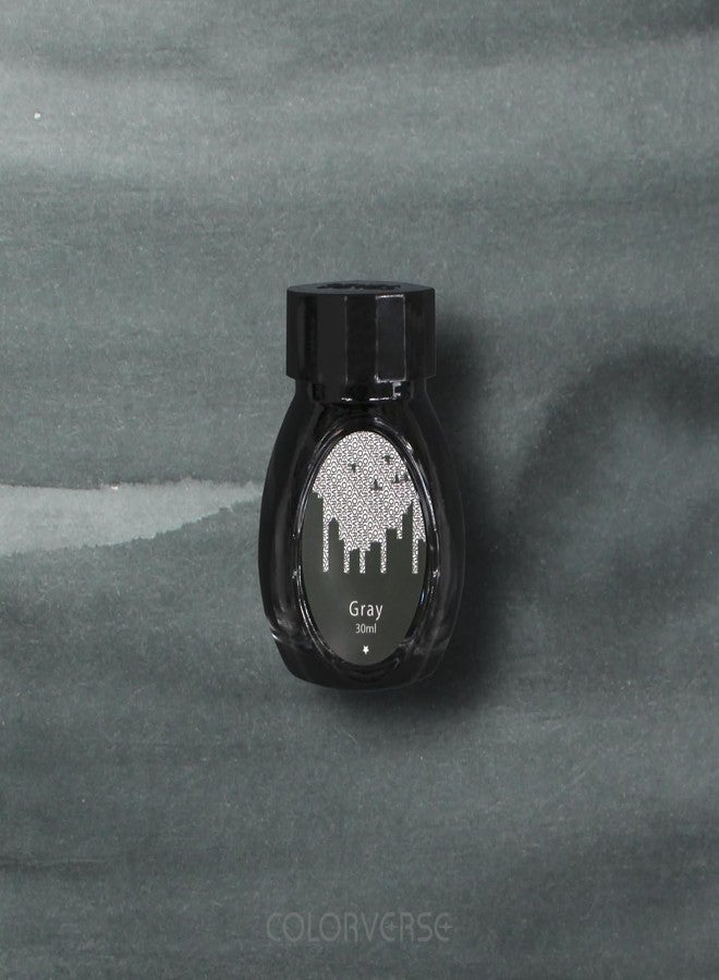 Colorverse Gray | Fountain Pen Ink Bottle |30ml | Dye Based | Office Series - Image 2