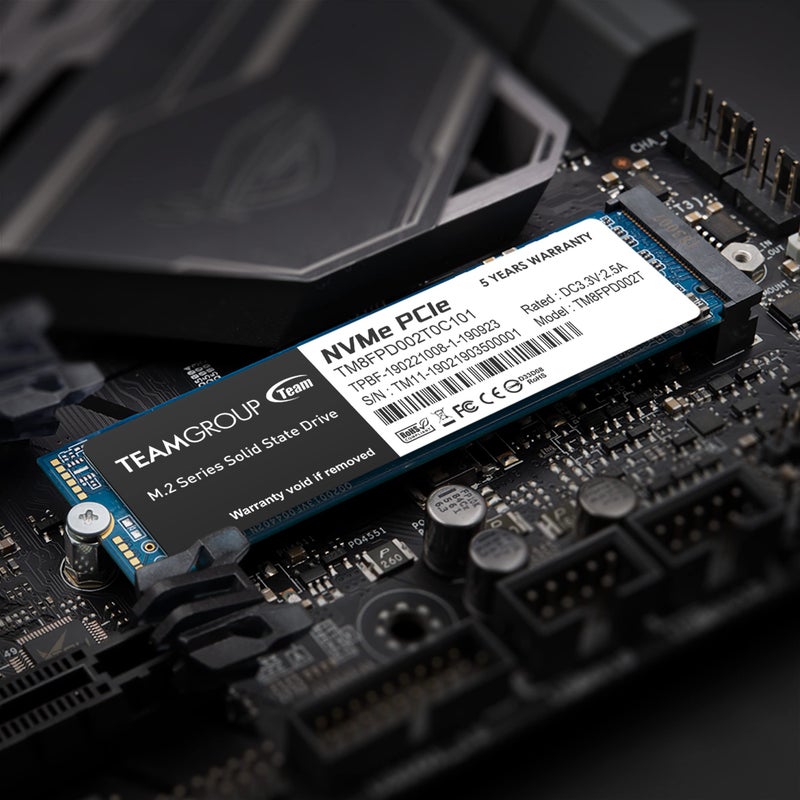 TEAMGROUP MP33 1TB SLC كاش 3D NAND TLC NVMe 1.3 PCIe Gen3x4 M.2 2280 SSD داخلي سرعة القراءة/الكتابة تصل إلى 1800/1500 ميجابايت/ثانية للابتوب وبي سي ديسكتوب TM8FP6001T0C101 - Image 3