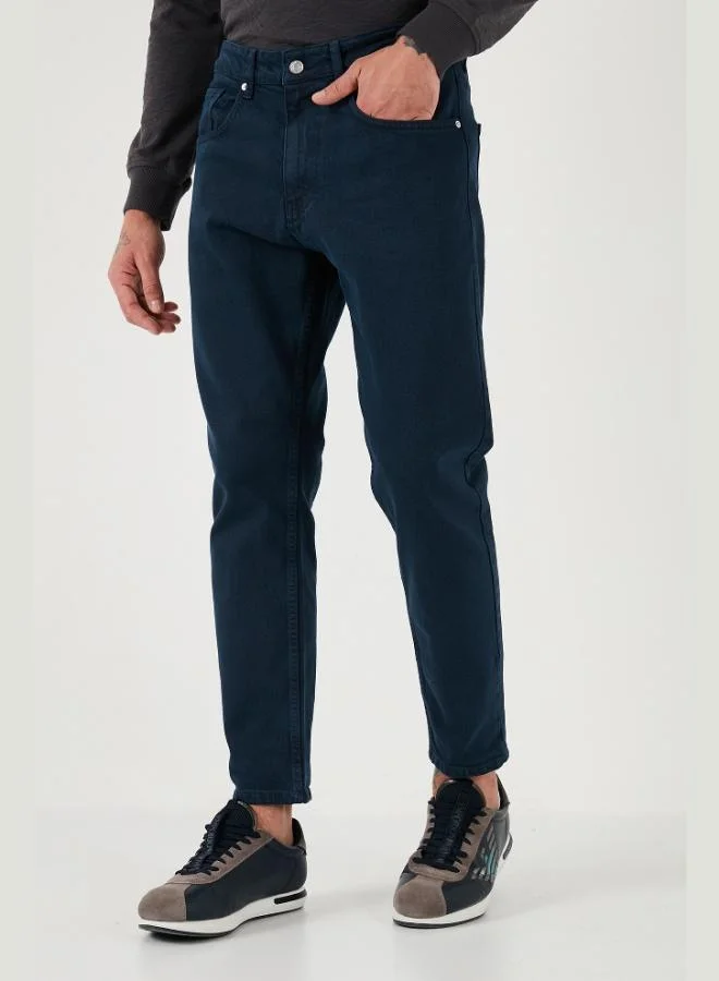 Buratti  Buratti Stretch Cotton Slim Fit Normal Waist Straight Leg Jeans Men's JEANS 15900S31MILANO for Men | Best Price UAE