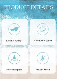 DUNISO Oversized Beach Towel, 150*75cm Microfiber Beach Towels, Quick Dry Towel for Swimmers Sand Proof Beach Towels for Adults Kids, Cool Pool Towels Beach Accessories Absorbent Towel for Travel Swim Yoga  - Image 5
