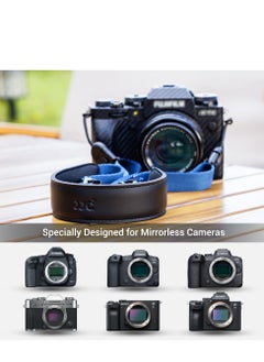 Excefore For JJC Camera Quick Shoulder Strap, Adjustable Camera Neck Belt Strap with Quick Release Plate, Anti-slip Camera Sling Strap, Suitable for Canon Sony Nikon Fuji Mirrorless Cameras (Blue)  - Image 2