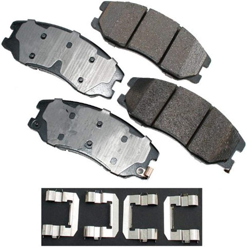 Akebono ACT1264 Proact Ultra Premium Ceramic Disc Brake Pad Kit
