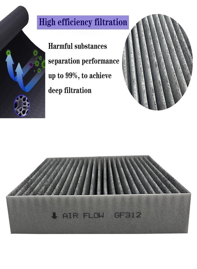 GFDHJFB GF312 Cabin Air Filter for Versa (2020-2023), Kicks (2018-2023), Replacement for 27891-5RB0A, 27891-5RB0B, 27891-5RB0C - Image 3