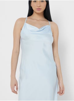 ELLA Cross Back Night Slip Dress  - Image 3