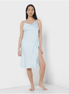 ELLA Cross Back Night Slip Dress  - Image 4
