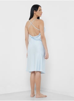 ELLA Cross Back Night Slip Dress  - Image 2