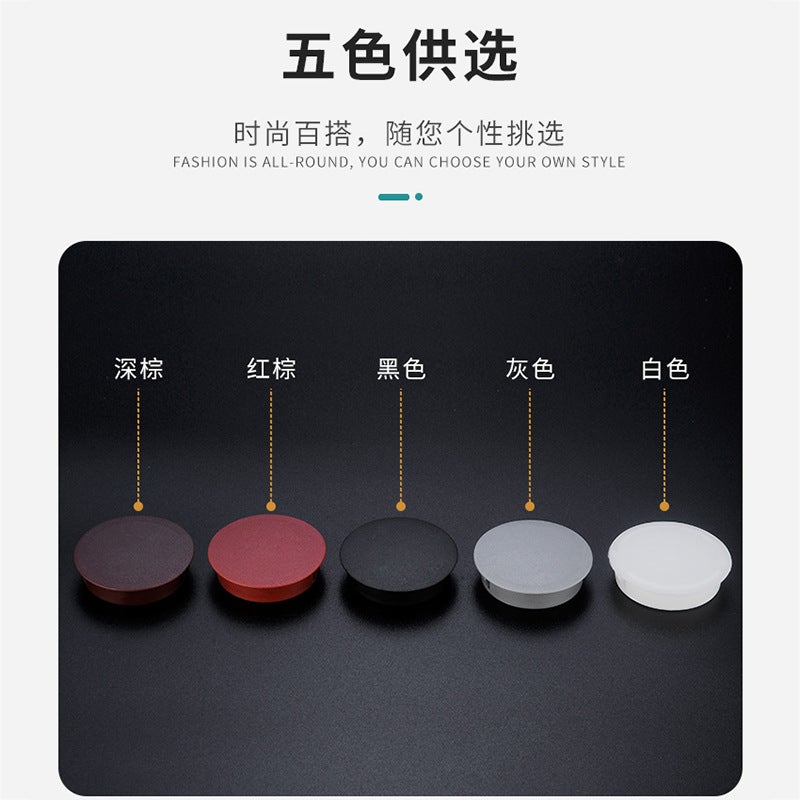Source Round Hole Plug Snap-On Cover Nylon Sealing Cover Furniture Cover Hole Cover Plastic Hole Plug Plug - Image 3