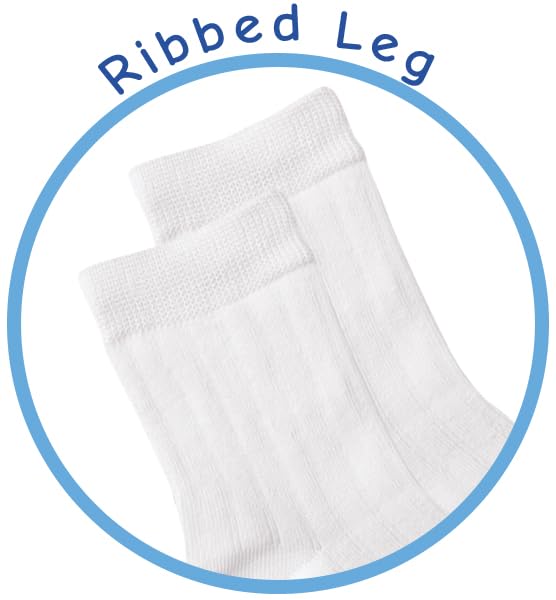 Jefferies Socks Big Boys' Rib 3 Pair Pack Crew Socks, Black, Medium - Image 3