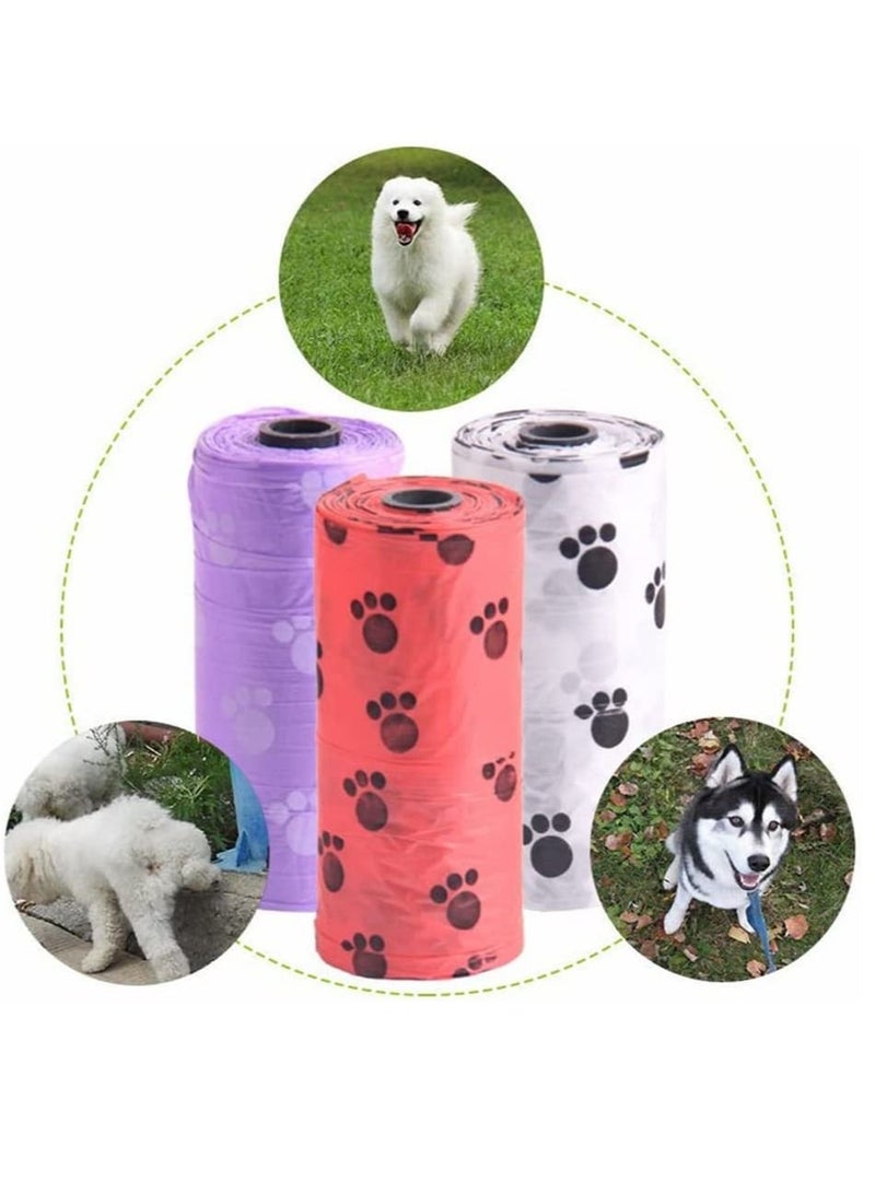 40 لفة × 20 قطعة أكياس قمامة مقاومة للتسرب وسميكة وقابلة للتحلل للكلاب للاستخدام الخارجي والمشي والسفر مع الحيوانات الأليفة - Image 5