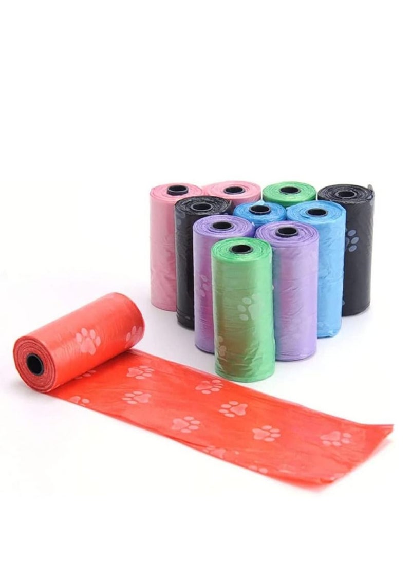 40 لفة × 20 قطعة أكياس قمامة مقاومة للتسرب وسميكة وقابلة للتحلل للكلاب للاستخدام الخارجي والمشي والسفر مع الحيوانات الأليفة - Image 3