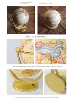 Y&D Retro Small Globe Craft Decoration Teaching Ornaments Universal Globe Exquisite Gift  - Image 4