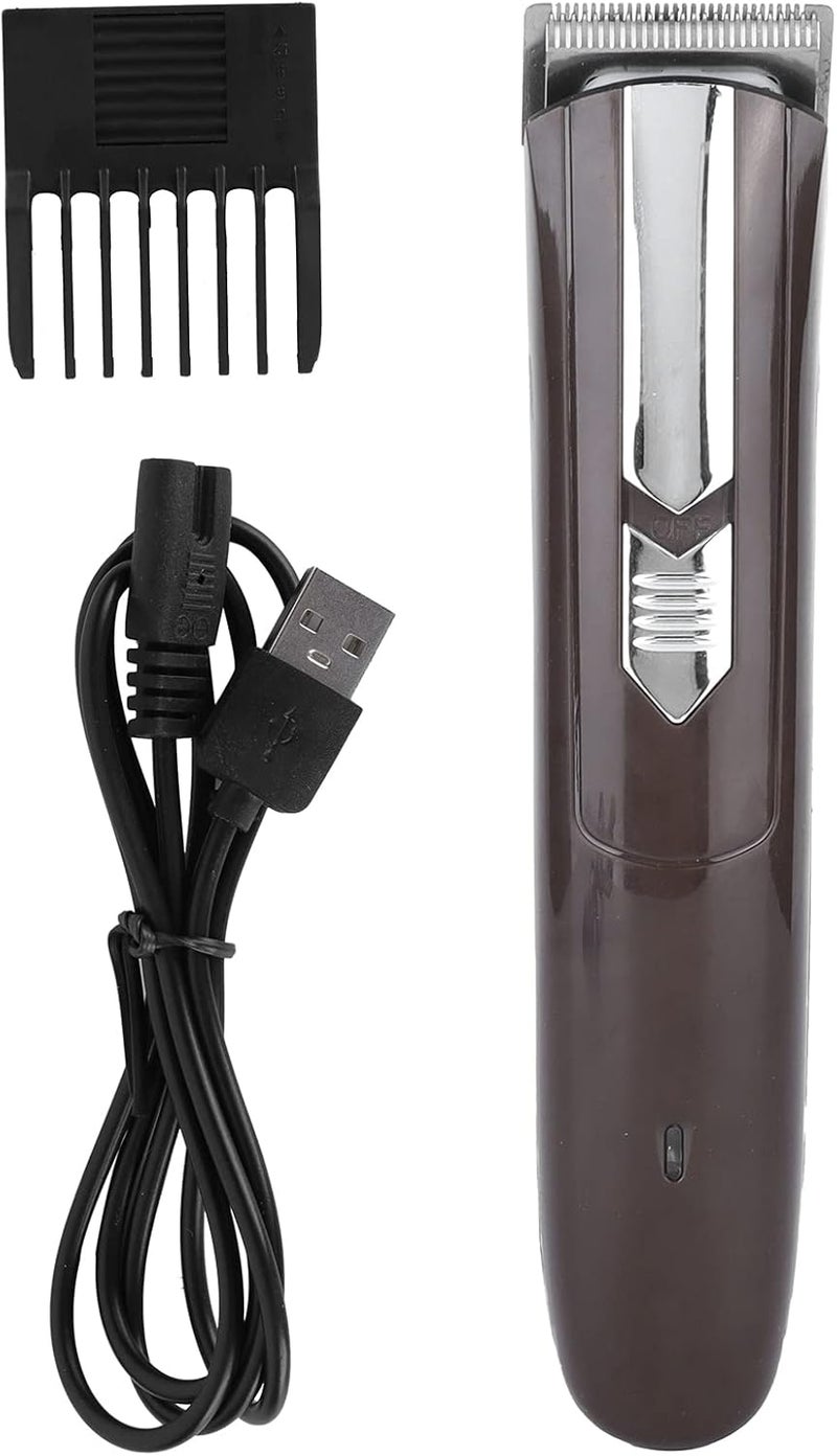 klarako Electric Hair Clipper Kit, USB Chargrable Black Hair Trimmer With Limit Comb Cleaning Brush USB Charger, Professional Haircut Grooming Trimmers For Home Salon Barber - Image 1