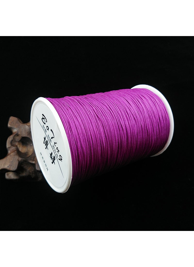 No. 72 Jade Line 500 Mi Jade Line Braided Hand Rope Handmade Rope Pendant Line Bracelet Braided Rope diy Handmade Material Red Purple