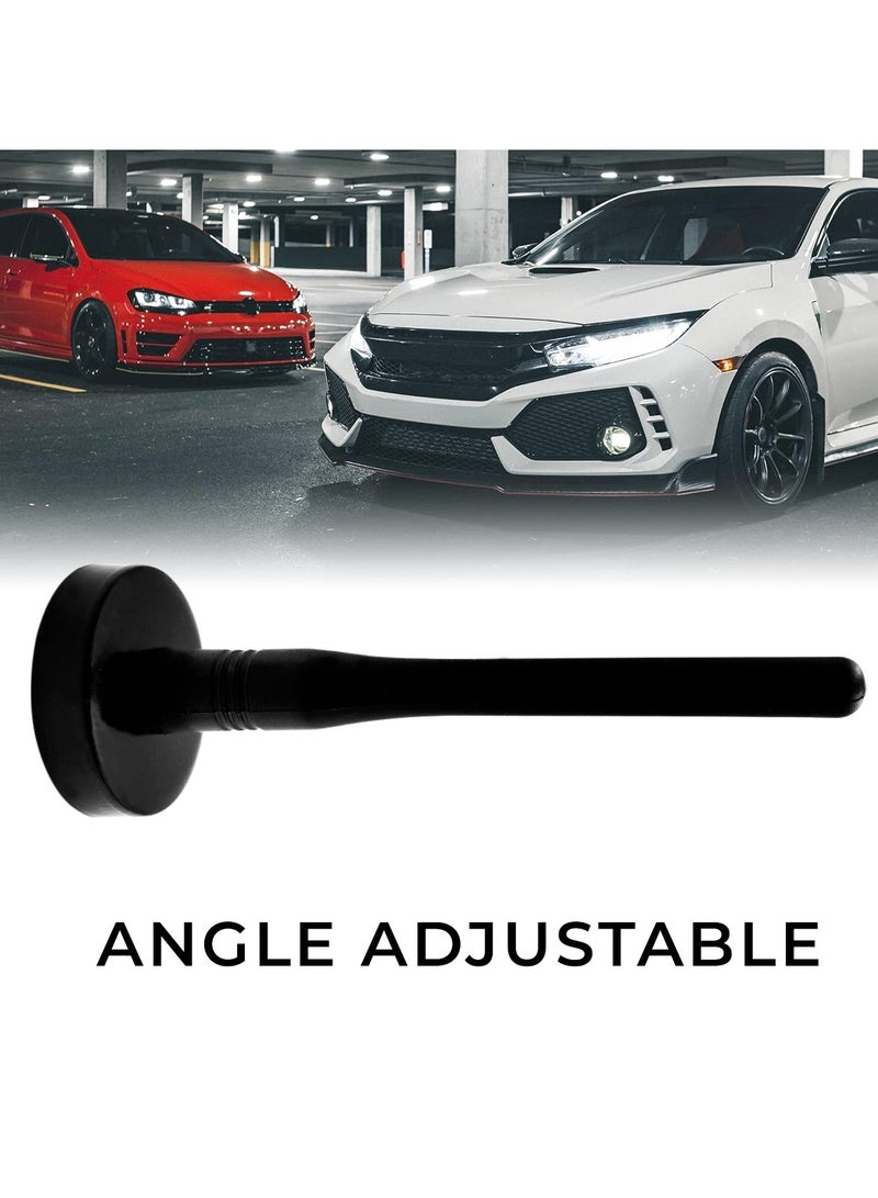 سيرا هوائي سيارة للديكور بزاوية قابلة للتعديل لتصفيف السيارة الحديثة باللون الأسود - Image 5