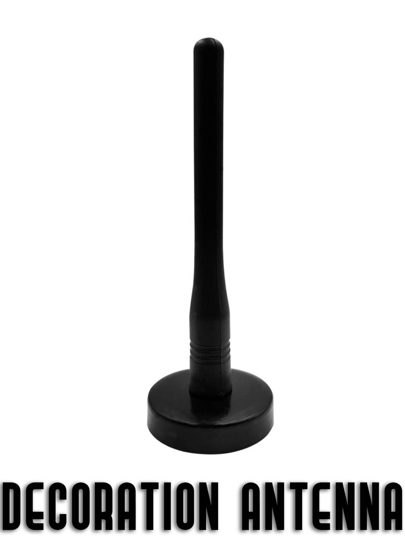 سيرا هوائي سيارة للديكور بزاوية قابلة للتعديل لتصفيف السيارة الحديثة باللون الأسود - Image 2