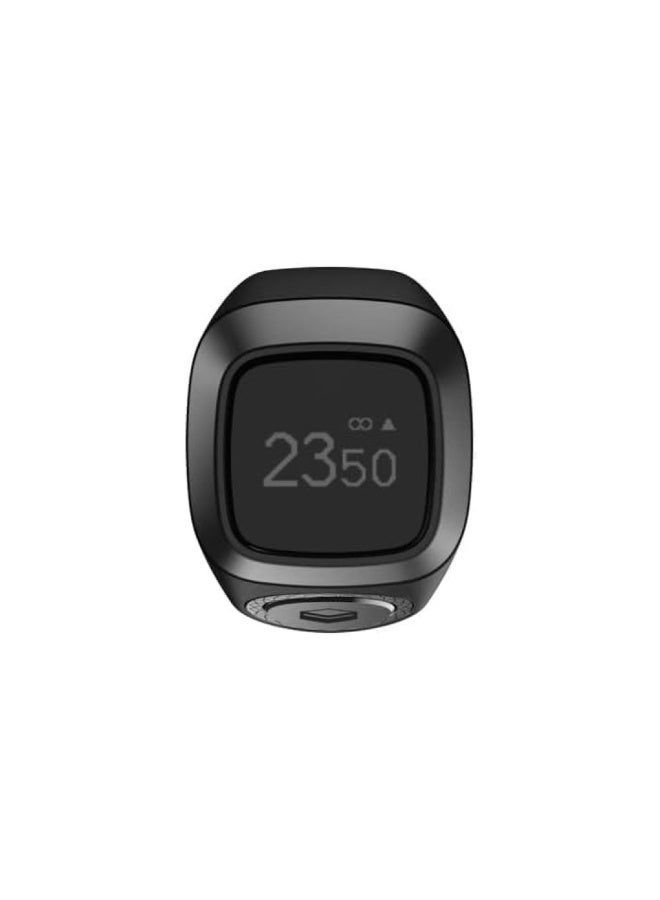 iQIBLA ZIKR RING - Size 20mm - Black Gray - Image 4