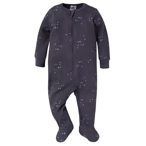 Gerber Baby Unisex 2Pack 2Way Zip Thermal Footed Sleep N Play Foxes 36 Months - Image 3