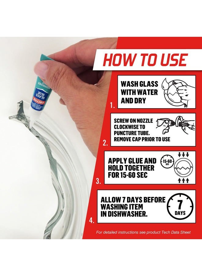 Loctite غراء زجاج، 0.07 أونصة، 6، أنبوب - Image 2