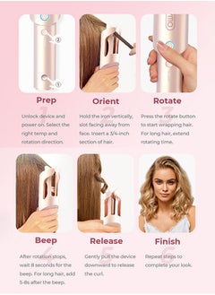 TYMO Automatic Curling Iron Curlgo Hc520P Pink Gold  - Image 5