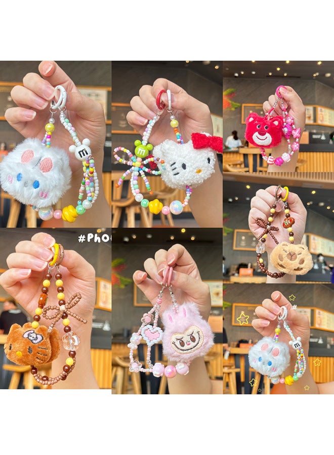 Autumn And Winter Creative Plush Doll Mobile Phone Chain Mobile Phone Case Pendant Bag Key Chain Pendant Student Small Gifts Wholesale-Specifications:Kapibala
