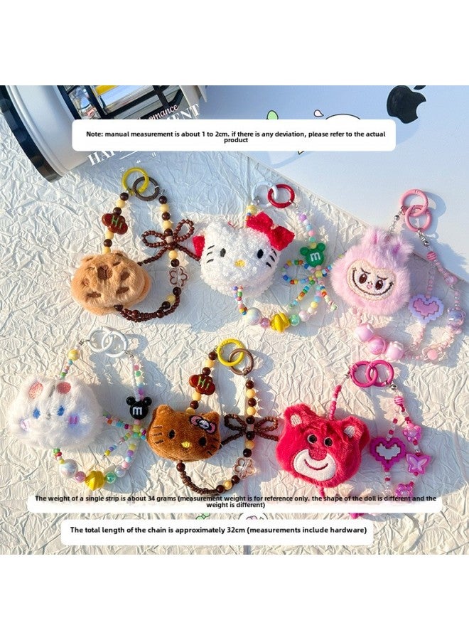 Autumn And Winter Creative Plush Doll Mobile Phone Chain Mobile Phone Case Pendant Bag Key Chain Pendant Student Small Gifts Wholesale-Specifications:Kapibala