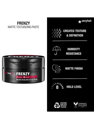 Style Frenzy Matte Texturizing Paste, 2.5 Oz | Fullness, Texture and Definition | Helps Create Bulk | Semi-Matte - pzsku/Z7F86EA9F131B62470948Z/45/_/1687805062/d23a8a68-b10b-4343-9f24-e95a8653c2da