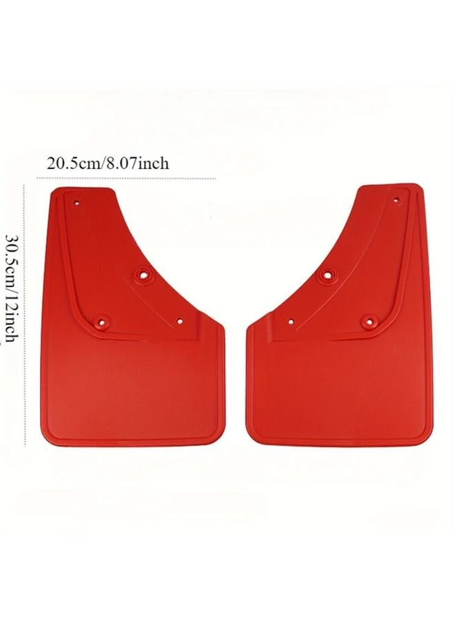 4pcs Red Car Mud Flaps Splash Guards for Suzuki Jimny 2019 2024 - Image 3