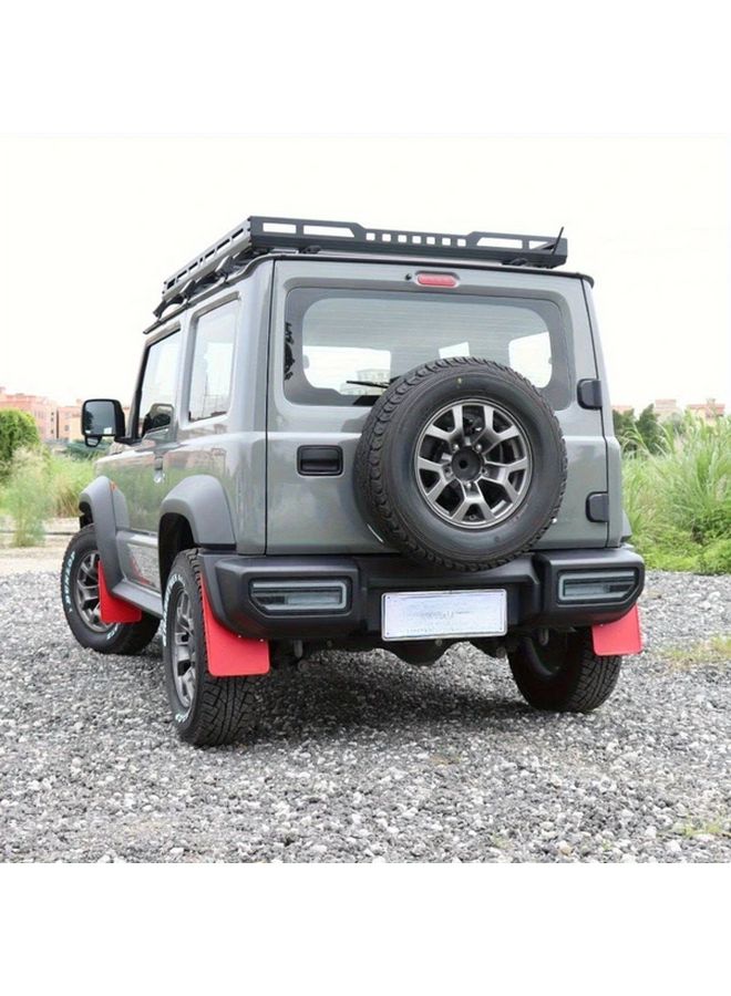 4pcs Red Car Mud Flaps Splash Guards for Suzuki Jimny 2019 2024 - Image 4