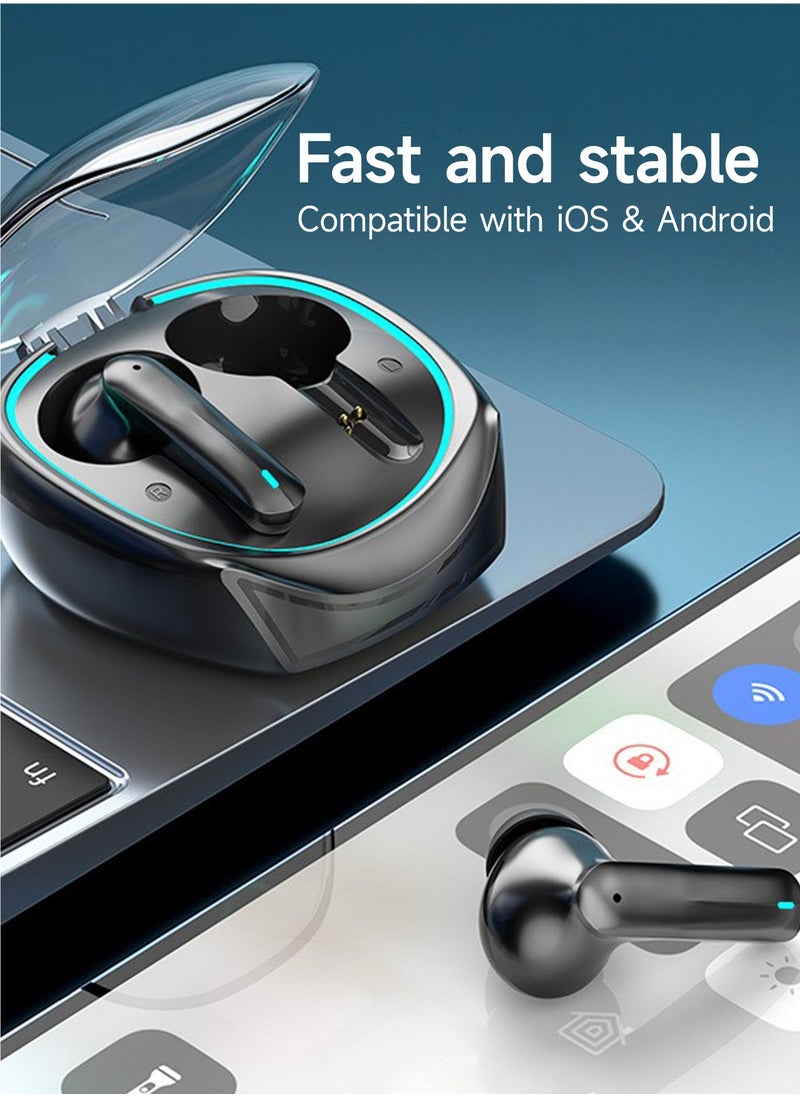AL-WAHA AL-ZHABIA - Wireless Bluetooth Earbuds 5.3 | 40H Playtime, USB-C Charging Case | IPX4 Waterproof, Noise Cancelling | Compatible with Android, iOS, Phone, Laptop - Image 1