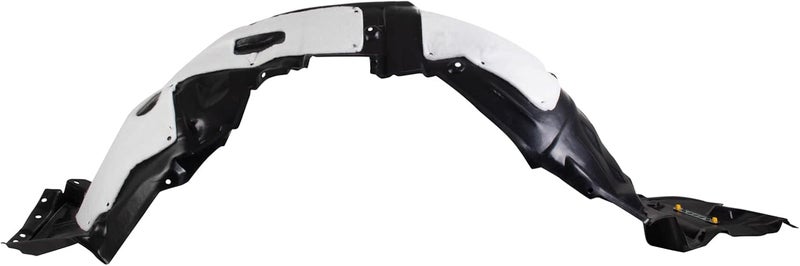 TRQ Front Left Inner Fender Liner for 2010-2012 Lexus LS460 LS600h - Black - Image 3