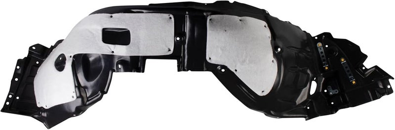 TRQ Front Left Inner Fender Liner for 2010-2012 Lexus LS460 LS600h - Black - Image 1