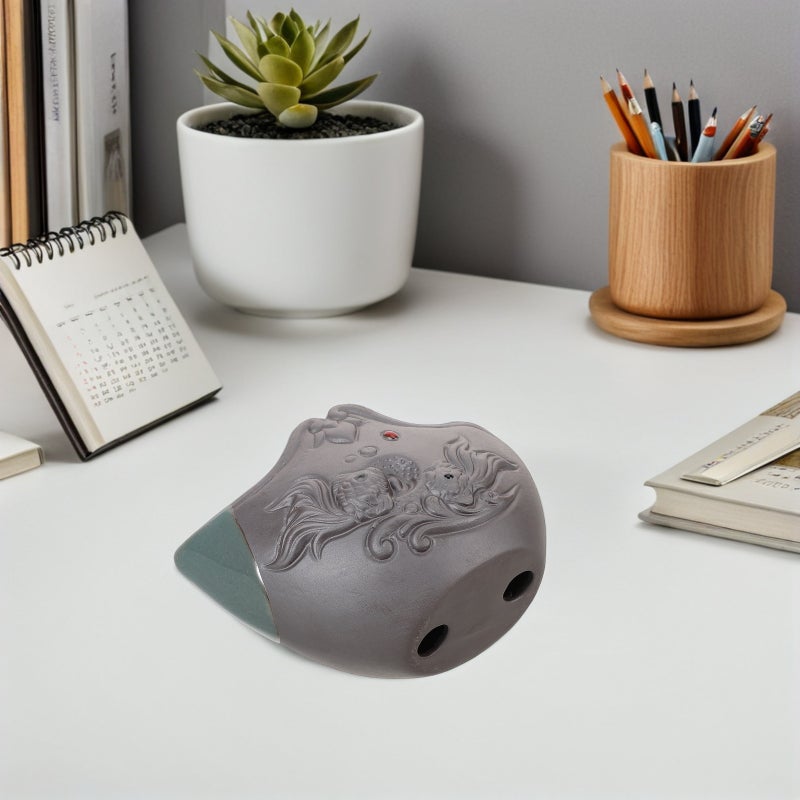 2 Sets Holder: Vintage Ceramic Mosquito Coils Incense Burner with Ash Holder for - Elegant Indoor Incense Burner for Bedroom Living Room Bathroom Kitchen - Image 2