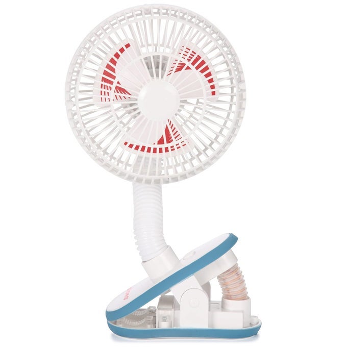 Stroller Fan Clip On Baby Safe Stroller Fan with Flexible Neck for Perfect Angle Universal Fit with Most Strollers