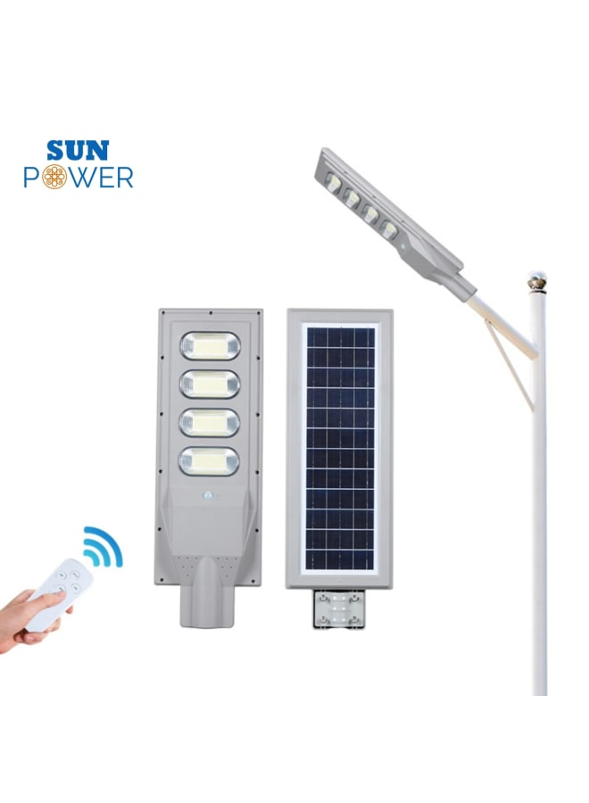 Sun Power 120W Solar LED Street Light ABS with PIR Sensor - Image 1