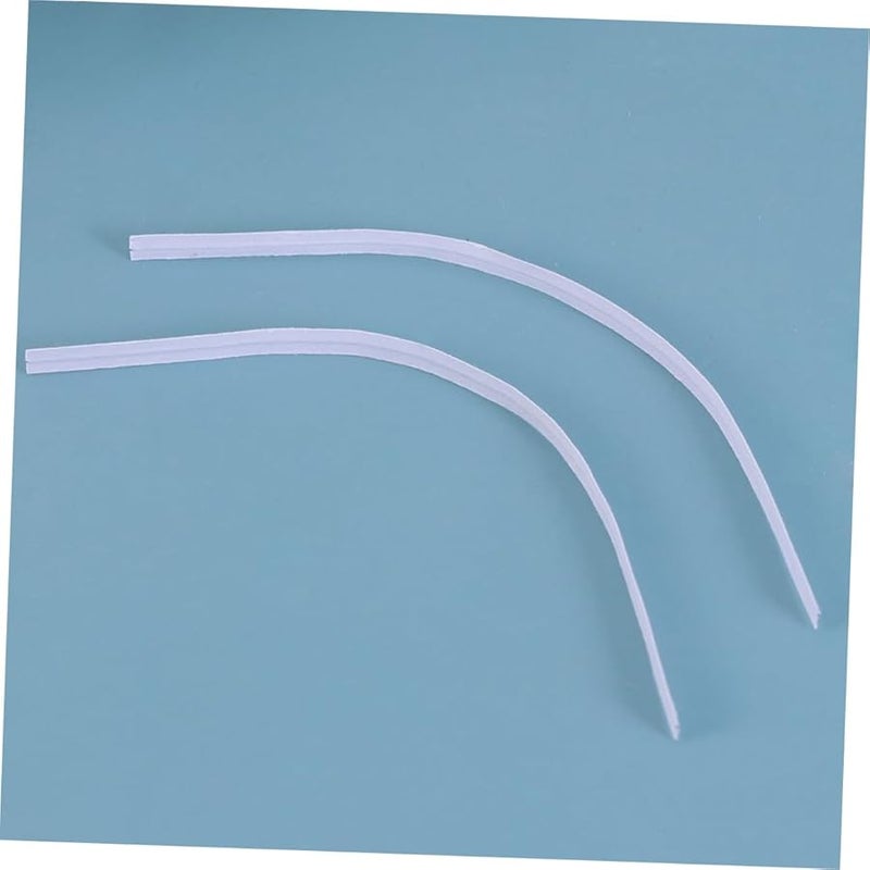 ورقة بيضاء مغطاة بشرائط ختم الأسلاك الحديدية للتغليف الآمن للأغذية والحرف اليدوية 1 عبوة - Image 5