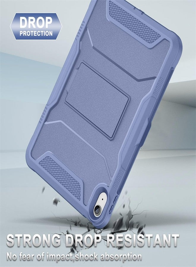 Soke Case for iPad 10th Generation 10.9-inch 2022, with Built-in Screen Protector and Kickstand, Rugged Full Body Protective Cover for New Apple iPad 10.9 Inch - Lavender Gray - Image 4