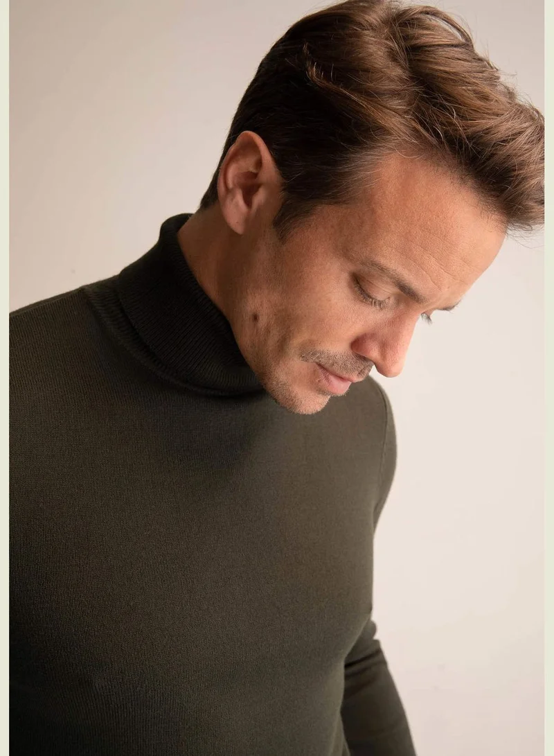 DeFacto Slim Fit Turtleneck Jumper