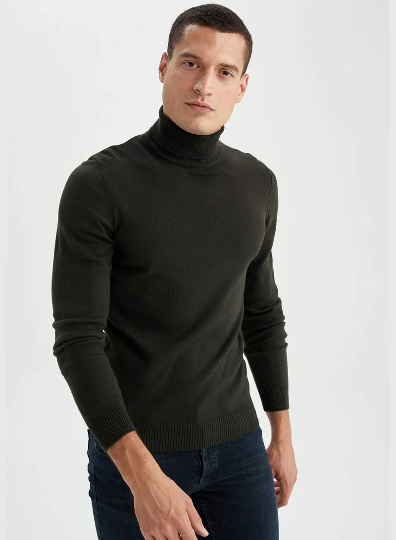 DeFacto Slim Fit Turtleneck Jumper