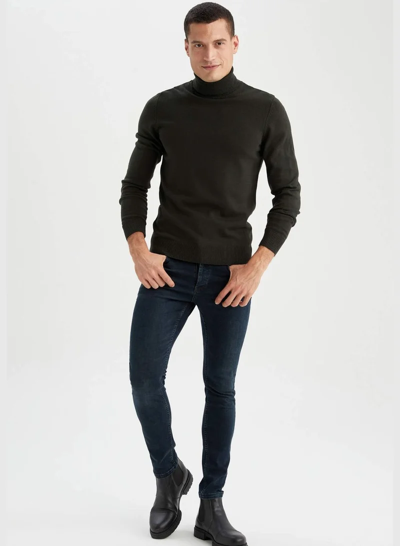 DeFacto Slim Fit Turtleneck Jumper