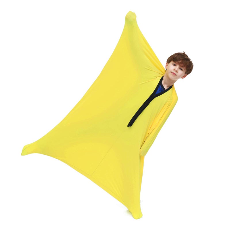 SANHO Dynamic Movement Sensory body SockSmall 35 Years40 L x 27 WGood for Height3540For Autistic Sensory Processing DisordersUpdated VersionYellow - Image 3