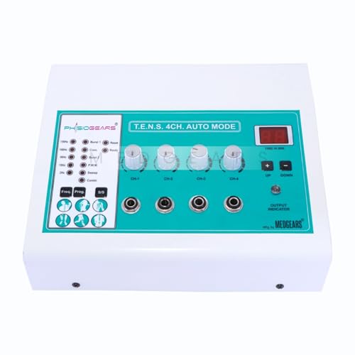 Physiogears Automode 4 Channel Tens Machine for Physiotherapy Tens Auto Mode 4 Channel Euquipment for All Pain Relief Device with One Year Warranty - Image 2