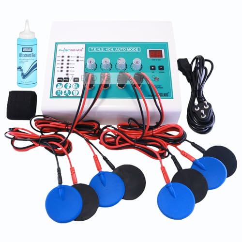 Physiogears Automode 4 Channel Tens Machine for Physiotherapy Tens Auto Mode 4 Channel Euquipment for All Pain Relief Device with One Year Warranty - Image 1