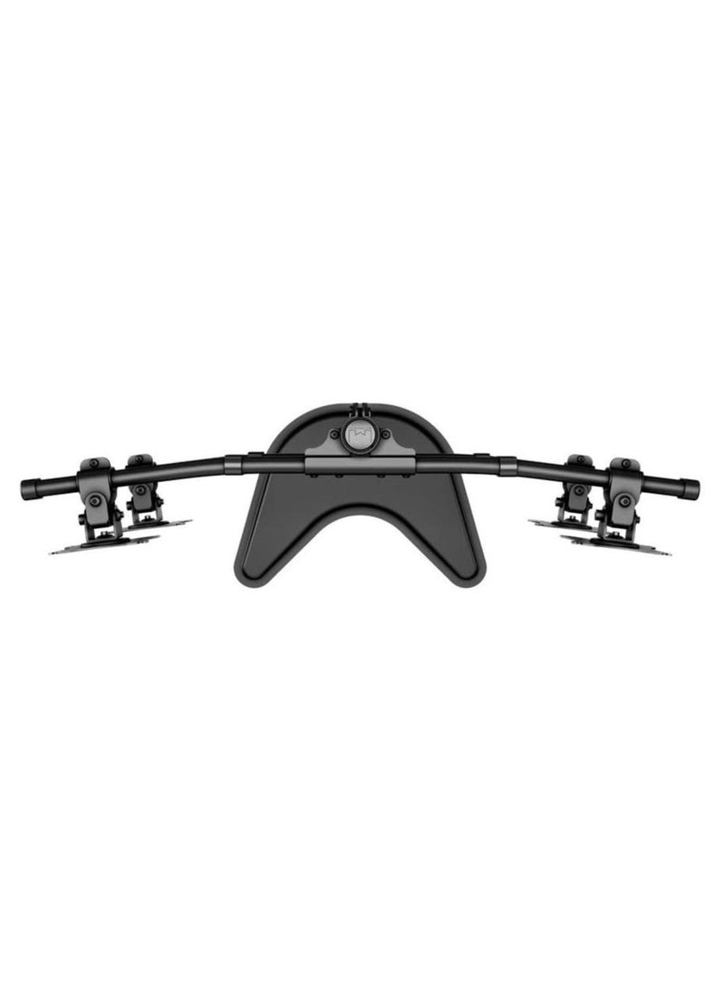ELTRAZONE Full Motion Quad Monitor Desk Mount, Fully Adjustable Desk Free Stand for 4 LCD Monitors Screens 13 Inch to 27 Inch Supported  - Image 4